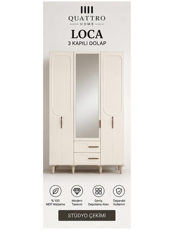 LOCA 3 KAPAKLI DOLAP