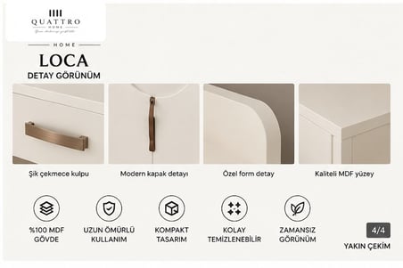 LOCA KİTAPLIKLI ÇALIŞMA MASASI