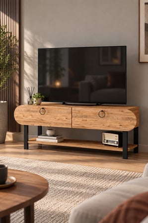 SuloraHome Kahverengi TV Ünitesi 110 cm