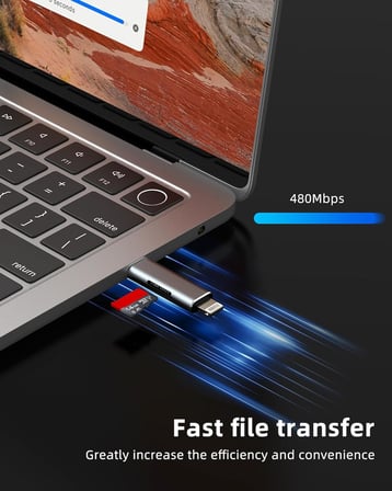 USB C yıldırım mikro SD kart okuyucu (2in1) iPhone16 15 14 Pro Apple adaptörü için dijital kamera TF bellek fotoğraf depolama transferi iPad için uyumlu Samsung C tipi kompakt aksesuarlar Android