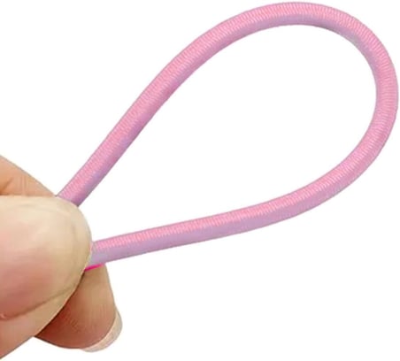 Pembe 5 Metre 2 mm Yuvarlak Lastik