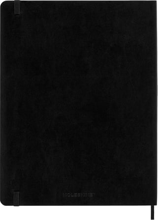 Moleskine Çizgili Siyah Defter XL Boy Yumuşak Kapak