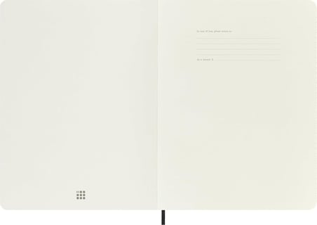 Moleskine Çizgili Siyah Defter XL Boy Yumuşak Kapak