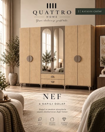 NEF 6 KAPAKLI DOLAP