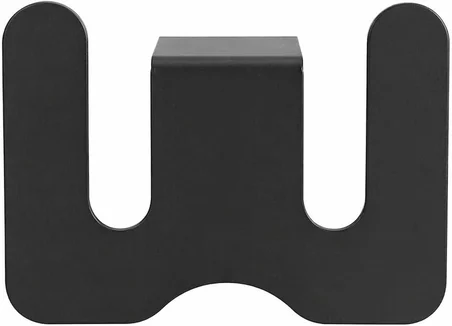 Duvara Yapıştırılabilir Terlik Askısı Metal Terlik Organizeri Banyo Terlik Tutucu Yapışkanlı Duvar Askılığı Çift Terlik Aparatı Siyah Minimalist Tasarım