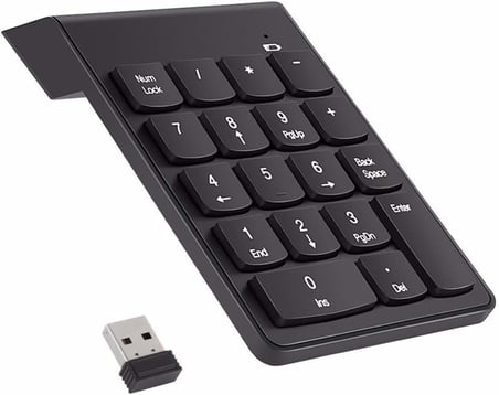 Alfalink AL-2021 USB Numpad Keypad Kablosuz Numerik Klavye USB Numaratör Tuş Takımı