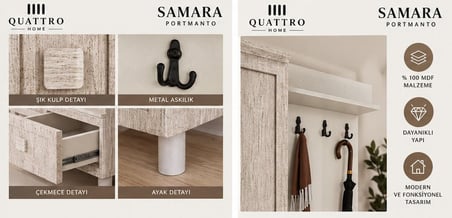 SAMARA GENİŞ VESTİYER