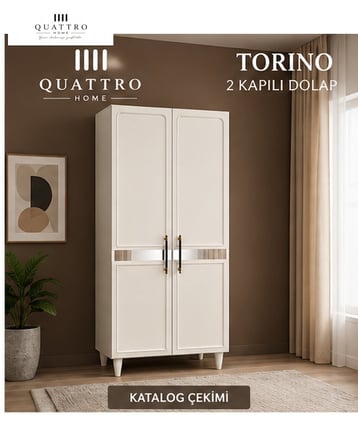 TORINO 2 KAPAKLI DOLAP