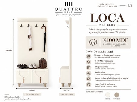 LOCA PORTMANTO VESTİYER