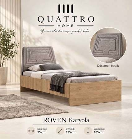 Roven Tek Kişilik Karyola