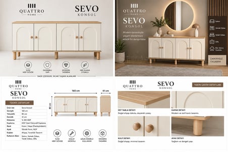 SEVO KONSOL KREM MEŞE