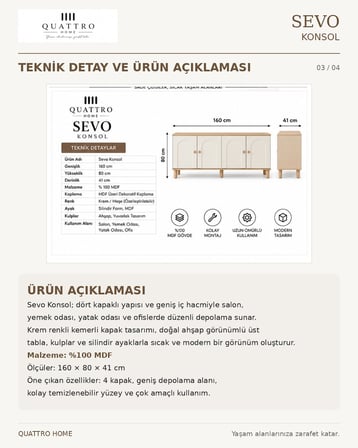 SEVO KONSOL KREM MEŞE