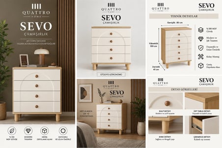 SEVO ÇAMAŞIRLIK ŞİFONYER