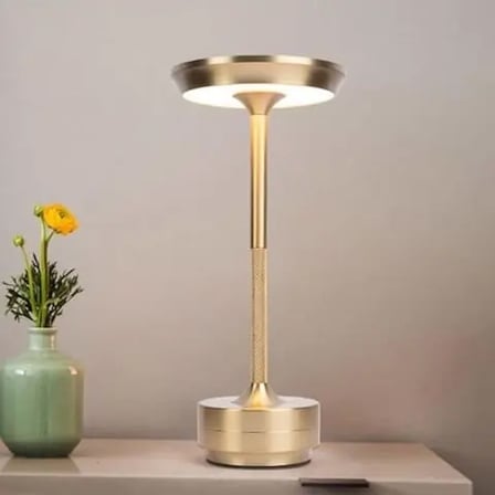Gold Şarjlı Masa Lambası