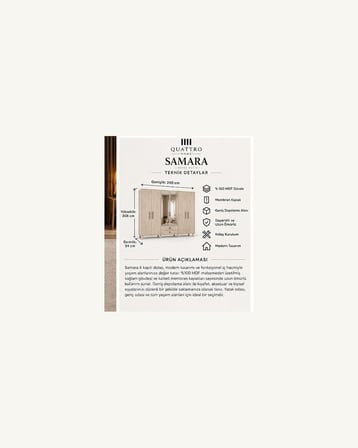 SAMARA 6 KAPAKLI DOLAP