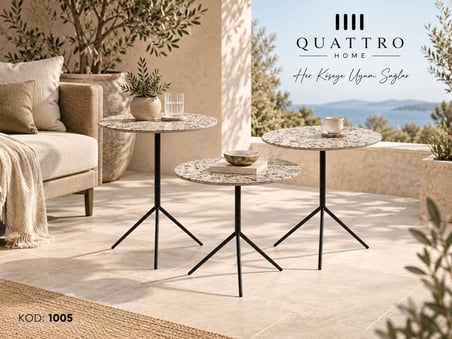 Terra 1005 Üçlü Zigon Sehpa
