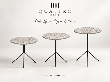 Terra 1005 Üçlü Zigon Sehpa