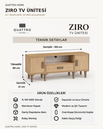ZIRO TV ÜNİTESİ