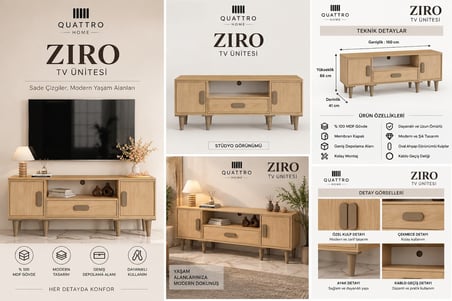ZIRO TV ÜNİTESİ
