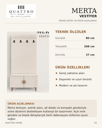 MERTA PORTMANTO VESTİYER