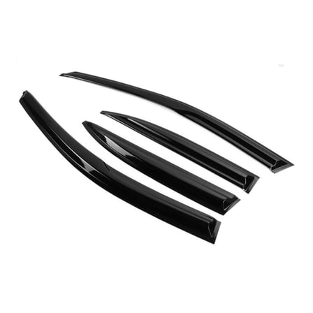 Hyundai Accent Era 2006-2012 Uyumlu Mugen Cam Rüzgarlığı Seti Piano Black 4'lü İthal