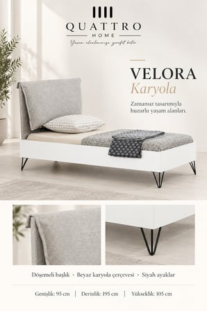 Velora Tek Kişilik Karyola