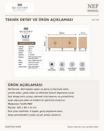 NEF KONSOL KAPAKLI