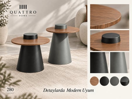 Novera 280 İkili Zigon Sehpa