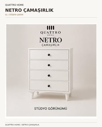 NETRO ÇAMAŞIRLIK ŞİFONYER