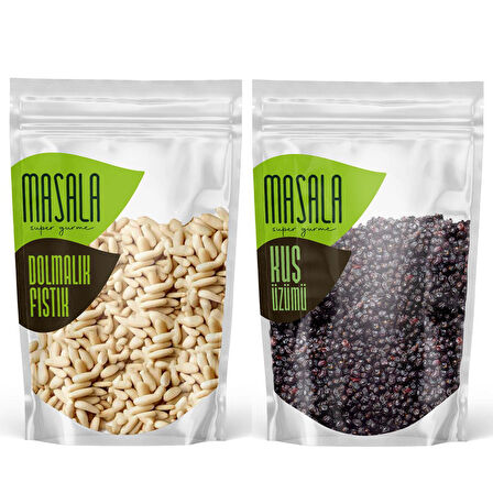 Dolma ve Pilav İçin Set – Dolmalık Fıstık 50 gr & Kuş Üzümü 50 gr
