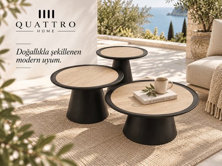 Novera 1083 Üçlü Orta Sehpa