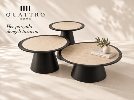 Novera 1083 Üçlü Orta Sehpa