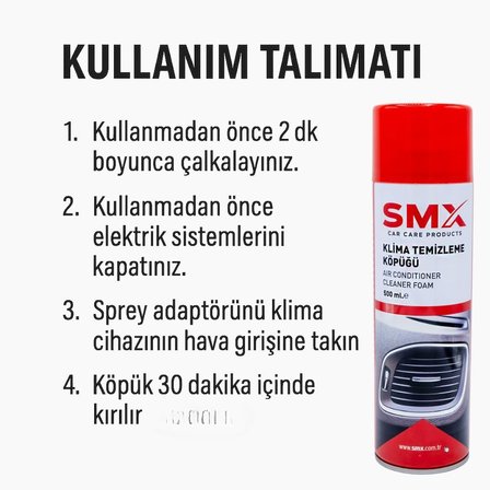 Klima Temizleme Köpüğü 500 ML