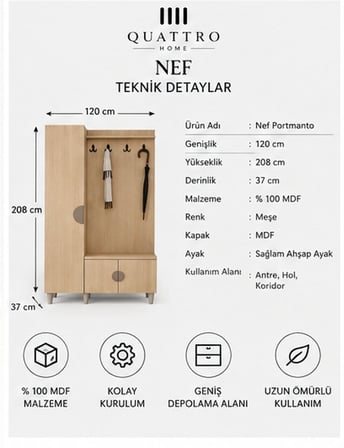 NEF GENİŞ VESTİYER
