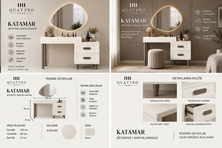 KATAMAR AYNALI MAKYAJ MASASI