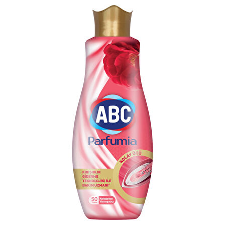 ABC Parfumia Konsantre Yumuşatıcı 1200 Ml Canlı Renkler ve Kolay Ütü 4 lü Karma
