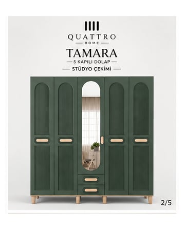 TAMARA 5 KAPAKLI DOLAP