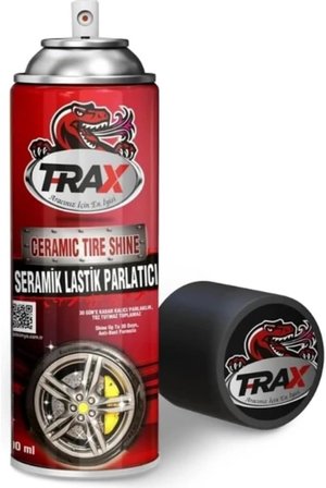 Store Trax Seramik Lastik Parlatıcı Aerosol – Uzun Süre Kalıcı Parlaklık, Suya ve Kire Dayanıklı Lastik Koruma Spreyi 500ML