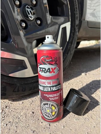 Store Trax Seramik Lastik Parlatıcı Aerosol – Uzun Süre Kalıcı Parlaklık, Suya ve Kire Dayanıklı Lastik Koruma Spreyi 500ML
