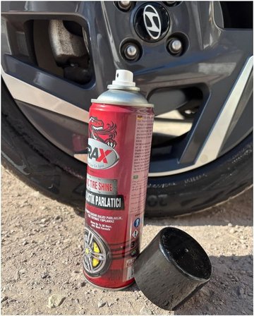 Store Trax Seramik Lastik Parlatıcı Aerosol – Uzun Süre Kalıcı Parlaklık, Suya ve Kire Dayanıklı Lastik Koruma Spreyi 500ML