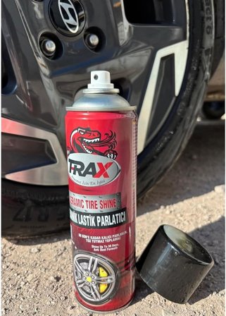 Store Trax Seramik Lastik Parlatıcı Aerosol – Uzun Süre Kalıcı Parlaklık, Suya ve Kire Dayanıklı Lastik Koruma Spreyi 500ML