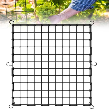 Scrog file, bitki yetiştirme ağı, (150 x 150 cm) elastik kafes ağı, 6 kancalı, elastik ağ kafesi, bitki yetiştirme çadırı, iç mekan bitkisi, hidroponik yetiştirme odası, elastik file
