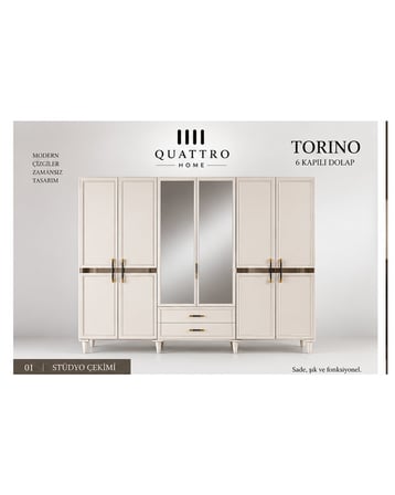 TORINO 6 KAPAKLI DOLAP