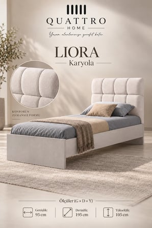 Liora Tek Kişilik Karyola