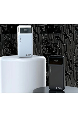 20.000 mAh 22,5W Kablolu Powerbank MT4320