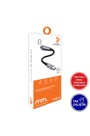 Type-C to 3.5mm AUX Adaptör - DAC Çipli, Dayanıklı Örgü Kablo Ses Dönüştürücü