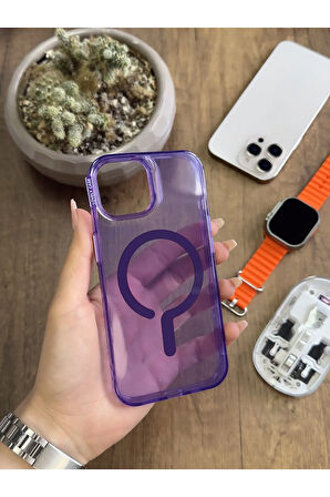 iPhone 12 MagSafe Uyumlu Silikon Kılıf Soocase661