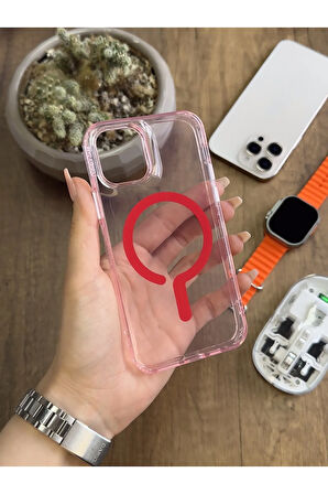 iPhone 12 MagSafe Uyumlu Silikon Kılıf Soocase661