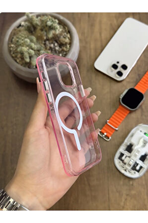 iPhone 12 MagSafe Uyumlu Silikon Kılıf Soocase661