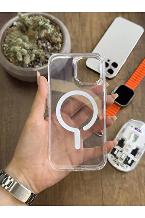 iPhone 14 MagSafe Uyumlu Silikon Kılıf Soocase661